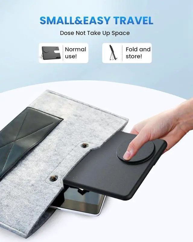 Alt view image 5 of 7 - JoyGeek 3 in 1 Wireless Charging Station for MagSafe, Foldable Travel Charging Stand/Pad for iPhone 15/14/13/12 Series, Magnetic Charging Dock for Apple Watch Ultra 2/9/8/7/6/SE/5/4/3,AirPods Pro/3/2