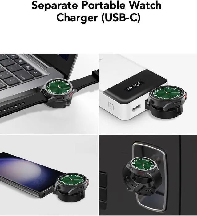Alt view image 5 of 7 - 4 in 1 Wireless Charger with Alarm Clock Compatible for Samsung,Charger Stand for Galaxy Watch 6/5/5 Pro/4 Galaxy S24/Ultra/S24+/S23/Note 20/Z Flip 6/5 Fold 6/5 Galaxy Buds Charging Station