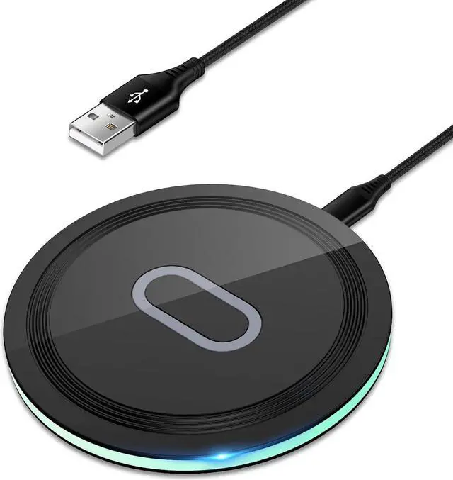 Main image of 15W Wireless Google Charger Fast Charging Pad for Google Pixel 8 Pro 7 Pro 7A 6 Pro, Samsung Galaxy S24 Ultra S23 FE S22 S21 FE S20 Note 20 10 Z Flip 5 Fold 5, Wireless Charger Station Fast Charging