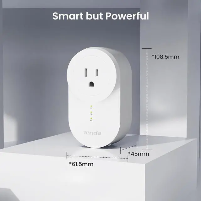 Alt view image 2 of 7 - Tenda AV1000 Powerline Etherne Adapter Kit with Gigabit Ports, Ethernet Over Power, Plug&Play, Power Saving, Power Outlet Passthrough, Ideal for Gaming (PH6)