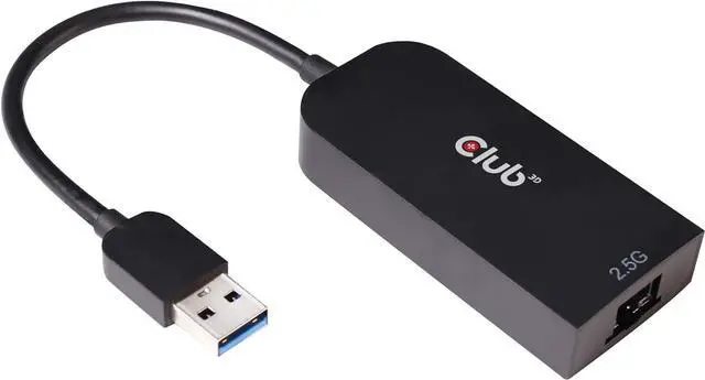 Main image of Club 3D CAC-1420 USB 3.2 Gen1 Type C to RJ45 2.5Gbps Adapter M/F