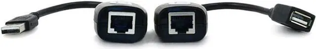 Main image of Monoprice USB Extender over CAT5E or CAT6 Connection up to 150ft