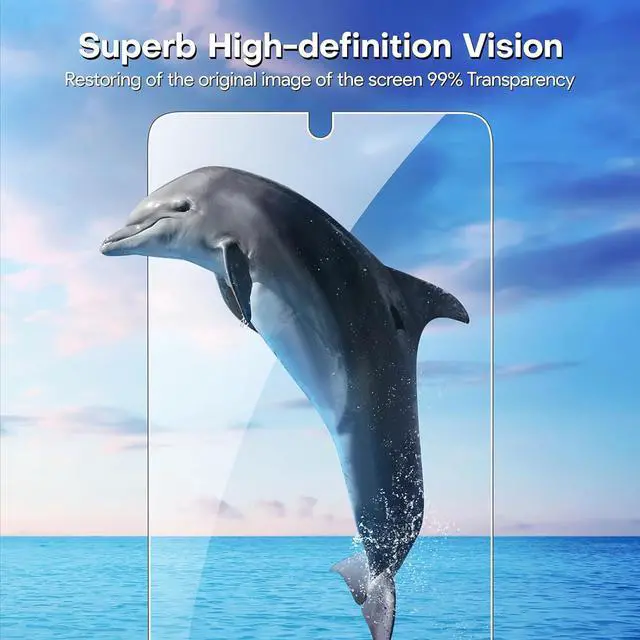 Alt view image 4 of 7 - Rayboen for Samsung Galaxy S21 FE 5G Case with 2X Soft Screen Protector, Crystal Clear Hybrid Designed Protective Shockproof Slim Phone Cover for Samsung Galaxy S21 FE