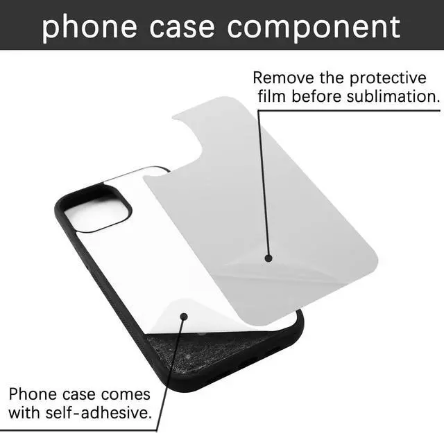 Alt view image 2 of 5 - 5PCS Sublimation Phone Case Blanks Bulk Covers Compatible with  iPhone 14 6.1 Inch Easy to Sublimate DIY Phone Case Cell Phone Basic Cases Soft Anti Slip (case for iPhone 14 * 5 Black)