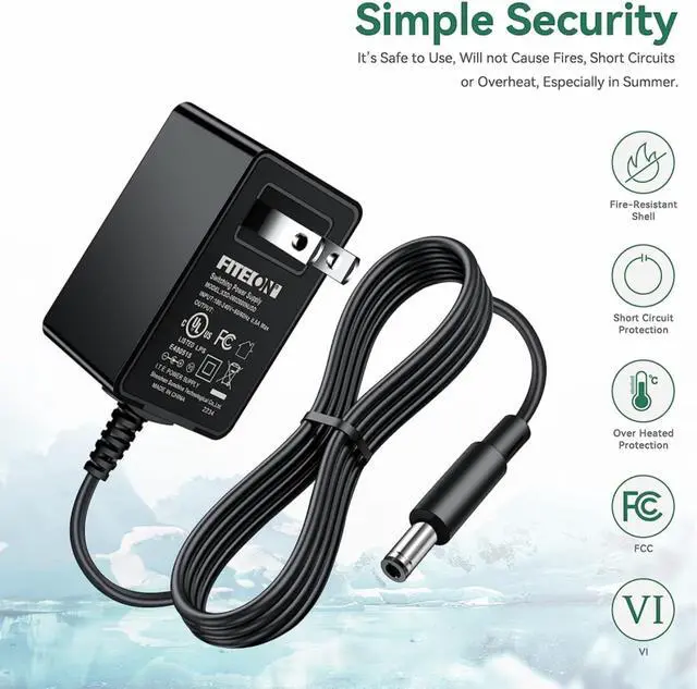 Alt view image 2 of 6 - FITE ON AC/DC Adapter Compatible with Peak PKC0AS PKC0AQ PKC0AZ PKC0A0 300 600 900 Amp Jump Starter Power Adapter Charger UL Listed