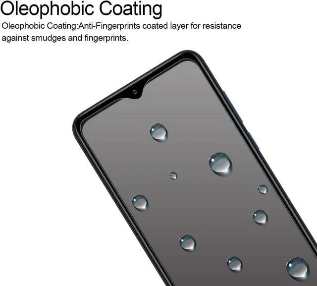 Alt view image 5 of 5 - (3 Pack) Designed for Motorola Moto G Pure Tempered Glass Screen Protector Anti Scratch Bubble Free