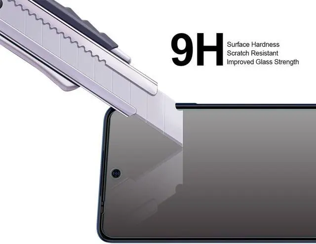 Alt view image 4 of 5 - (3 Pack) Designed for Motorola Edge (2021) / Motorola Edge 5G UW Tempered Glass Screen Protector Anti Scratch Bubble Free
