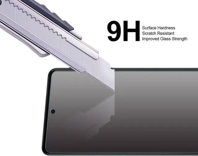 Alt view image 4 of 5 - Supershieldz (2 Pack) Designed for Motorola Edge+ / Plus (2022 Model Only) and Motorola Edge+ / Plus 5G UW Tempered Glass Screen Protector, Anti Scratch, Bubble Free