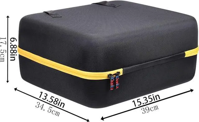 Alt view image 4 of 7 - Khanka Hard Carrying Case Replacement for DEWALT DXAEPS14 1600 Peak Battery Amp 12V Automotive Jump Starter/Power Station/Power Inverter, Case Only
