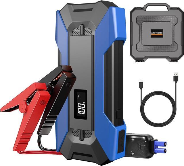 Portable Car Jump Starter Battery Pack with Jumper Cables and Carring Box 3000A 12V 37000mWh Car Battery Charger with Battery Protection Device for 6.0L Gasoline and 3.0L Diesel Engines 29600mWh Neweg...