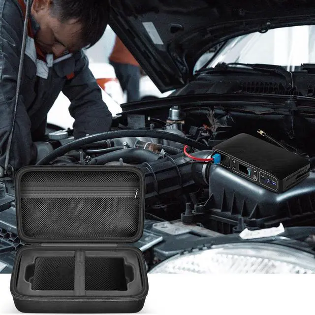 Alt view image 6 of 7 - casmilee Case for Halo Bolt 58830 57720 Air ACDC Max, EVA | Hard EVA Carrying Case with Removable Insert Fits 2 Sizes, Mesh Pocket for Cables & Accessories