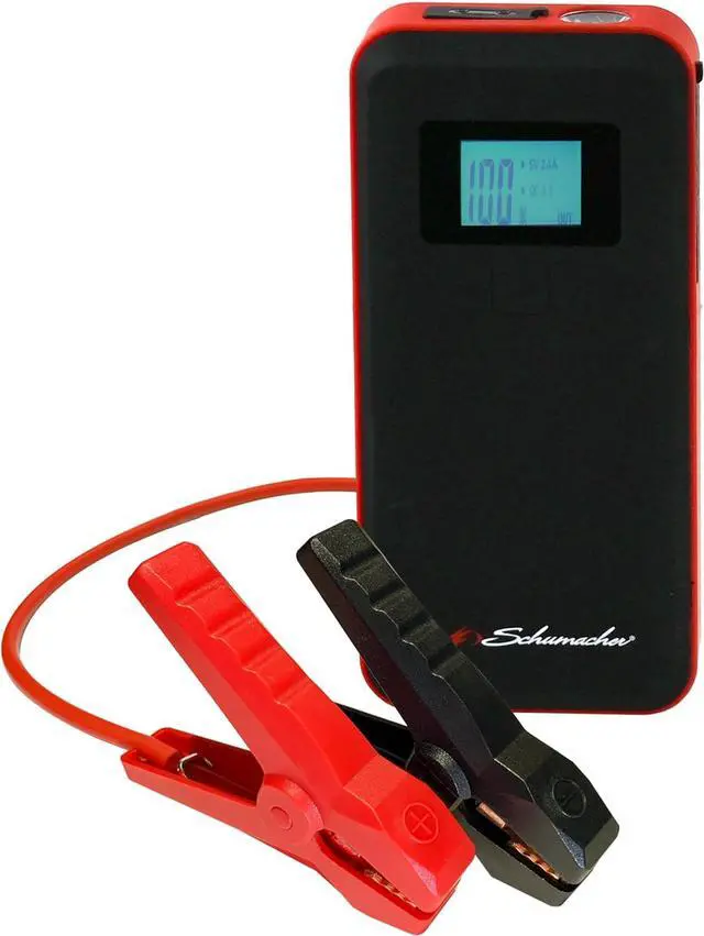 Main image of Schumacher Electric 1000 Peak Amp 12V Portable Lithium Car Battery Jump Starter & Power Pack - Lithium Ion Jump Box - with USB Charging & LED Emergency Light - SL1639