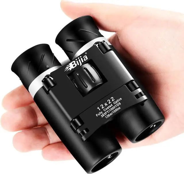 Alt view image 7 of 7 - BIJIA 12x22 HD Mini Compact Binoculars for Kids and Adult,Hunting,Bard Watching,Concert,Sport and Outdoor Activities (Lastest Optics Coating Technology)