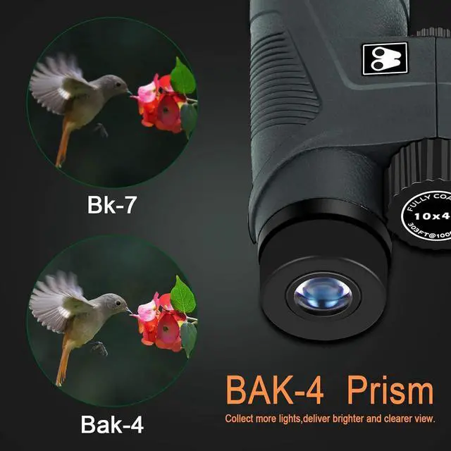 Alt view image 4 of 7 - 10x42 Binoculars for Adults with Smartphone Adapter, BAK4 Prism and FMC Lens, HD Professional Binoculars for Bird Watching Travel Stargazing Hunting Wildlife Watching Outdoor Concerts Sports