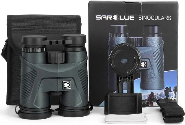 Alt view image 7 of 7 - 10x42 Binoculars for Adults with Smartphone Adapter, BAK4 Prism and FMC Lens, HD Professional Binoculars for Bird Watching Travel Stargazing Hunting Wildlife Watching Outdoor Concerts Sports