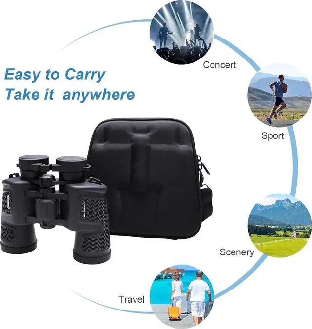 Alt view image 6 of 6 - XANAD Binoculars Case for TQYUIT or FONSAWA 20x50 HD Professional/Waterproof Binoculars, BAK4 Prism FMC Lens Binoculars