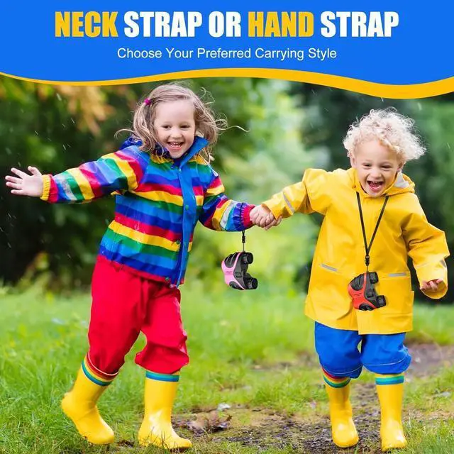 Alt view image 6 of 7 - LET'S GO! Binocular for Kids, Compact High Resolution Shockproof Binoculars