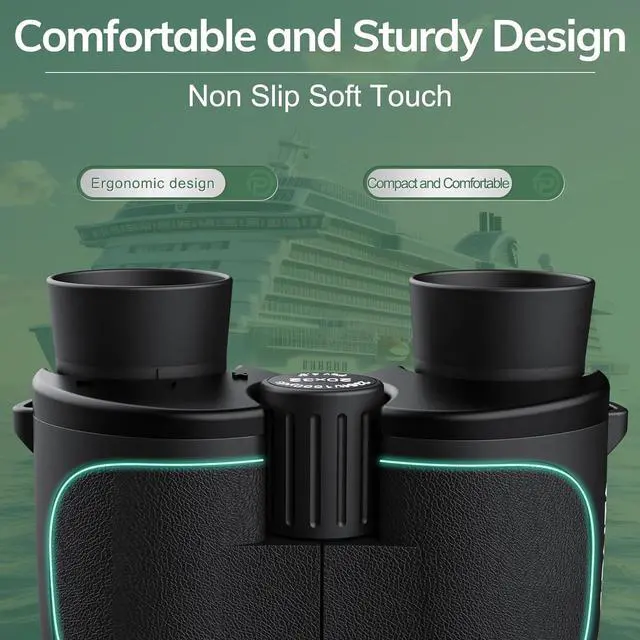 Alt view image 5 of 7 - 20x32 Compact Binoculars for Bird Watching - OPAITA High Powered Small Binoculars for Adults Kids with Low Light Vision for Hunting Cruise Trip Travel Concert Hiking
