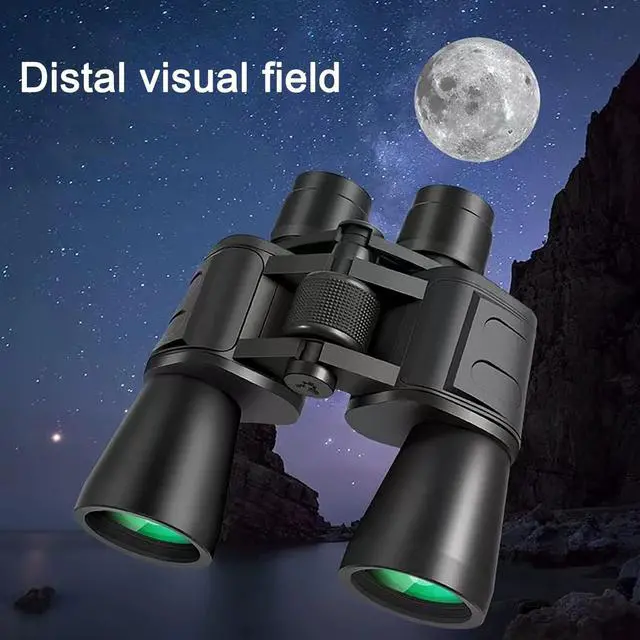 Alt view image 3 of 7 - Binoculars 20x50,High Power Binoculars for Adults and Kids with Low Light Night Vision, Compact Waterproof Binoculars for Bird Watching Hunting Travel Football Stargazing BAK-4 Prism FMC Lens(Black)