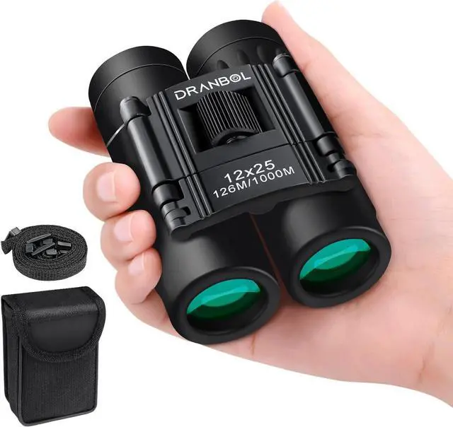 Main image of 12X25 Mini Pocket Binoculars for Adults Kids, Small Compact Binoculars for Bird Watching, Opera Concert