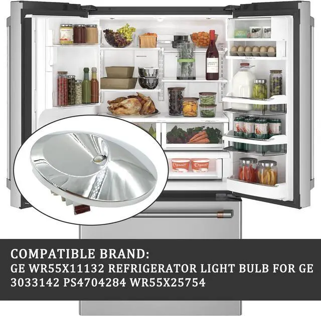 Alt view image 4 of 7 - 2pk-WR55X11132 WR55X25754 3033142 AP5646375 PS4704284 for GE Refrigerator LED Light Assembly (2)