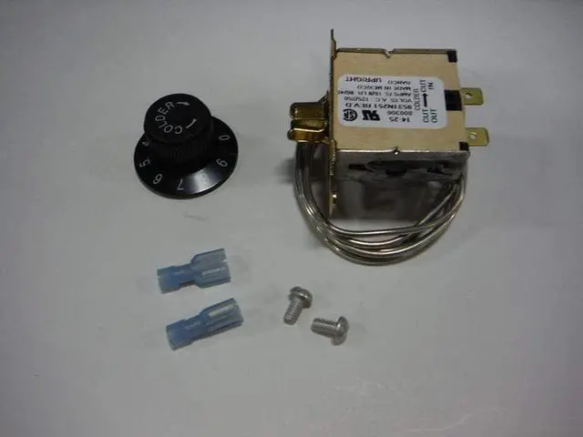 Alt view image 4 of 5 - TRUE - 800393 800306 Temperature Control Kit - 831932, 461387 Refrigerator Parts Thermostat. Genuine OEM Replacement Part with Gladwise Sticker.