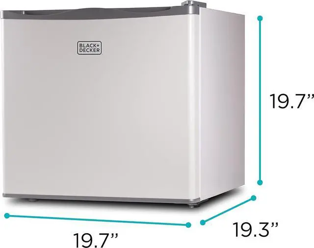 Alt view image 6 of 6 - BLACK+DECKER 1.2 Cu. Ft. Compact Upright Freezer, Mini Deep Freeze with Full-Width Wire Shelf