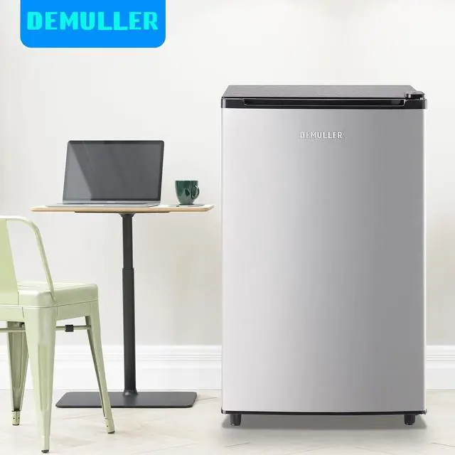 Alt view image 6 of 7 - 3.2 Cu.Ft Upright Freezer with 7 Adjustable Thermostat Stand-up Single Door Compact Freezers Silver