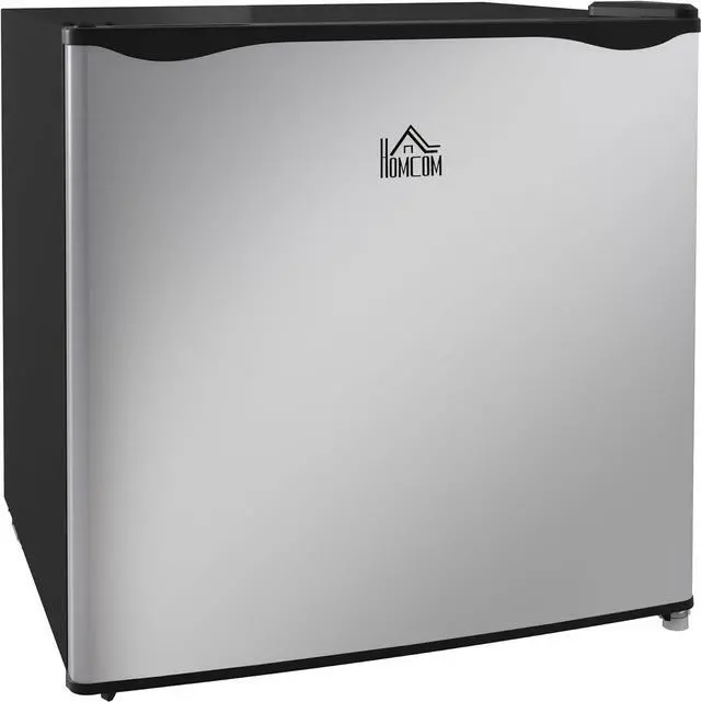 Main image of HOMCOM Mini Freezer Countertop, 1.1 Cu.Ft Compact Upright Freezer with Removable Shelves, Reversible Door for Home, Dorm, Apartment and Office, Silver