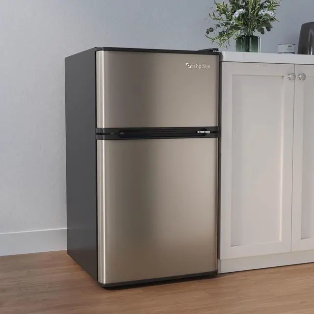 Alt view image 2 of 3 - EdgeStar CRF321SS 3.1 Cu. Ft. Dorm Sized Energy Star Compact Fridge/Freezer