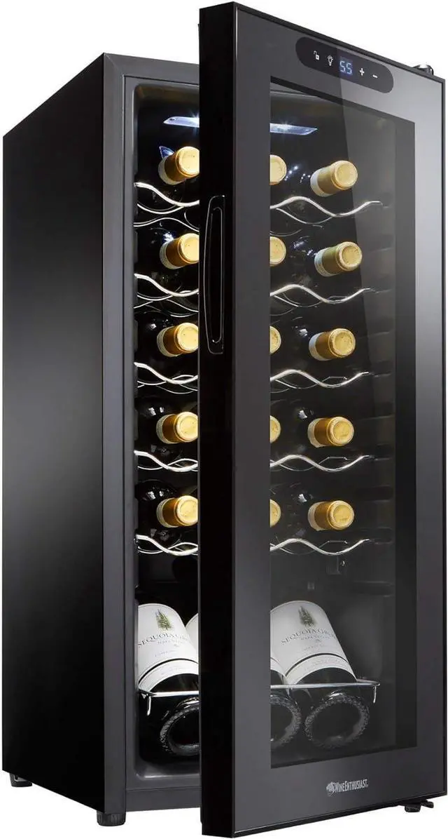 Alt view image 3 of 7 - Wine Enthusiast 18-Bottle Single Zone Compressor Wine Cooler