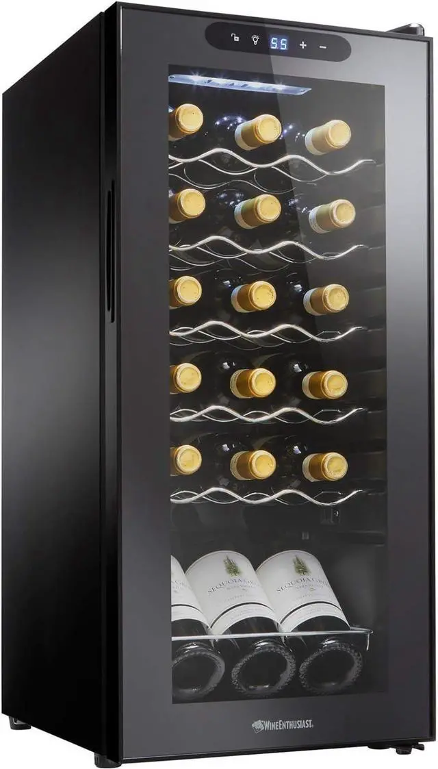 Main image of Wine Enthusiast 18-Bottle Single Zone Compressor Wine Cooler