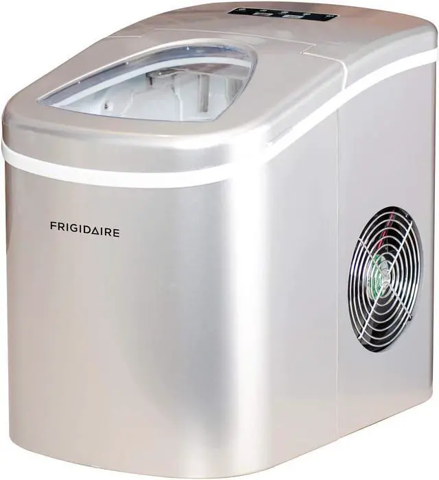 Alt view image 3 of 6 - Frigidaire EFIC108-SILVER Counter top Portable, 26 lb per Day Ice Maker Machine, Silver