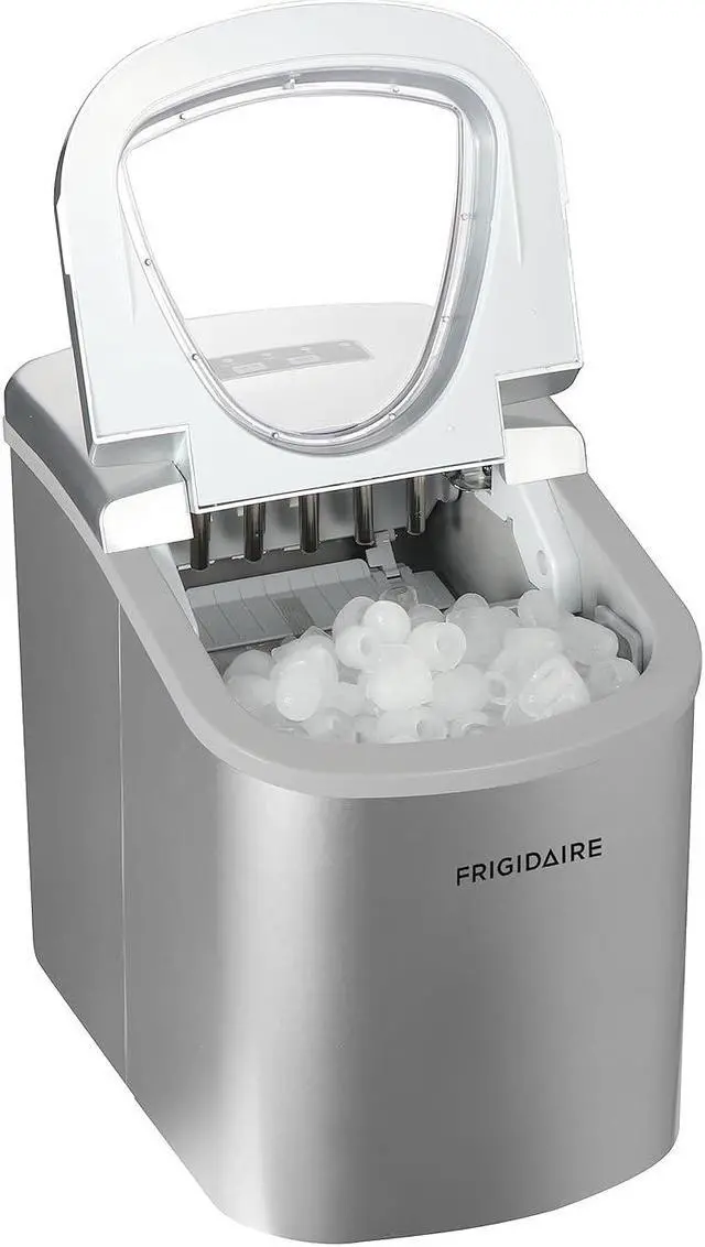 Alt view image 4 of 6 - Frigidaire EFIC108-SILVER Counter top Portable, 26 lb per Day Ice Maker Machine, Silver