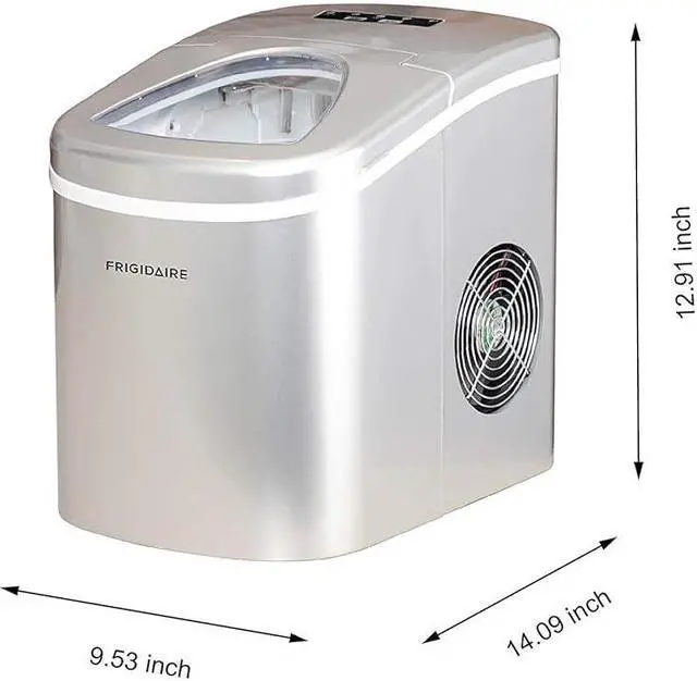 Alt view image 5 of 6 - Frigidaire EFIC108-SILVER Counter top Portable, 26 lb per Day Ice Maker Machine, Silver