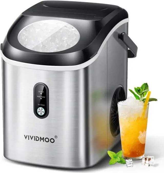 Main image of Nugget Ice Makers Countertop, 33 Lbs/Day Sonic Ice Maker, Countertop Ice Maker with Tooth-Friendly Chewable Ice,Ice Maker with Self-Cleaning Function