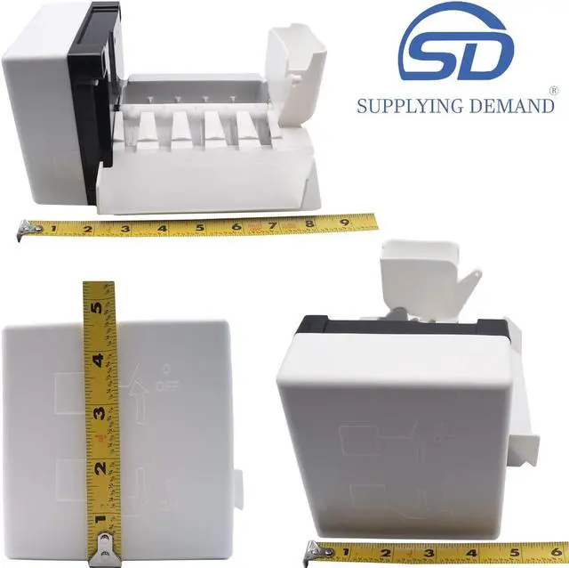 Alt view image 2 of 6 - Supplying Demand W10190961 W10122503 Refrigerator Ice Maker Replacement Model Specific Not Universal