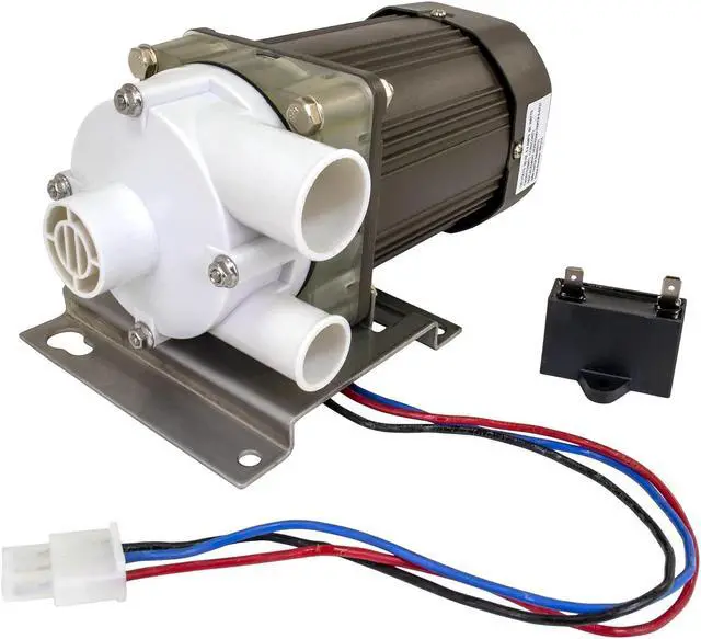 Alt view image 3 of 7 - IMM Ice Machine Motor Replacement for Hoshizaki S-0730 Ice Machine Motors Includes mounting Plate, 14 inch Cable & Plug.