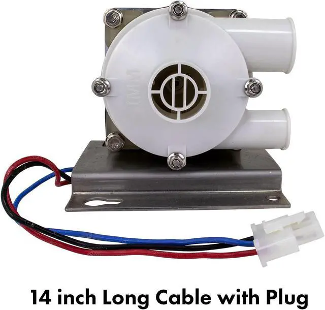 Alt view image 5 of 7 - IMM Ice Machine Motor Replacement for Hoshizaki S-0730 Ice Machine Motors Includes mounting Plate, 14 inch Cable & Plug.