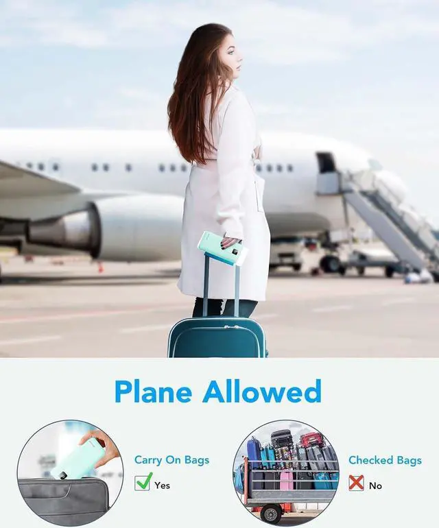 Alt view image 7 of 7 - Charmast Portable Charger with Built-in Cables and Wall Plug, 20000mAh 20W USB C Power Bank Fast Charging Battery Pack Compatible with iPhone iPhone 16/15/14/13 Series, Samsung Google iPad etc