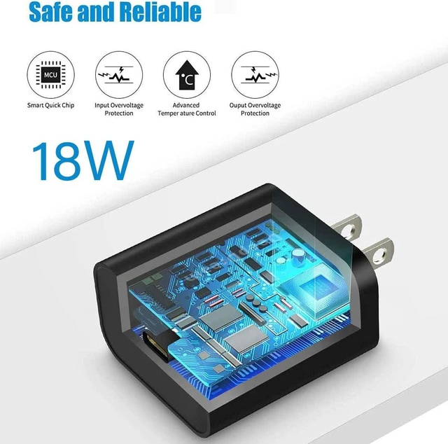 Alt view image 4 of 7 - 20W USB-C Fast Charging Fit for TCL Tablet Charger - (for TCL NXTPAPER 14/11/11 PLUS TAB 10 NXTPAPER 5G TAB PRO 5G TAB 10 GEN 2 TABMAX 10.4 TAB 8 PLUS/LE/SE Charging Cable Power Adapter Cord)