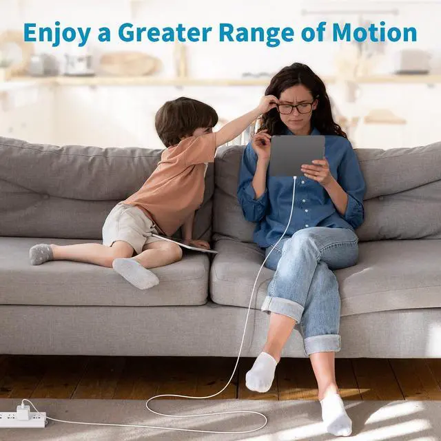 Alt view image 6 of 6 - USB C to USB C Charging Cable for Apple iPhone 16 Charger Fast 10ft Long USBC to Type C Power Cord for iPhone 16/15 Pro Max/Plus/MacBook Air 13 inch/MacBook Pro/iPad 10th/iPad Pro/iPad Air