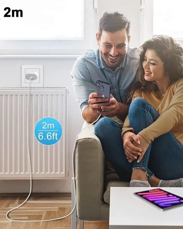 Alt view image 7 of 7 - iPhone Super Fast Charger 2-Pack 20W Rapid USB C Charger Block with 6.6ft Type C to Lightning Cable Quick Charging Cord for iPhone 14/13/12/11/Pro Max/Mini/Plus/SE/Xr/X/Xs