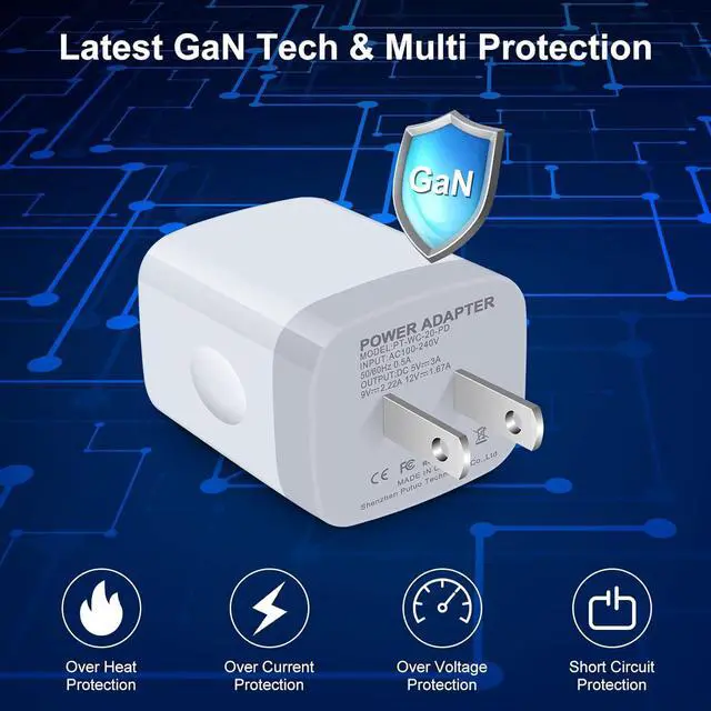 Alt view image 5 of 7 - USB C Fast Samsung Charger Box 6ft C to C Cord for Galaxy S25 Ultra S25 Plus A16 5G A14 5G,A15 A25 A13 A54,A24 S24 FE S23 A03s A53 A23 S22 S21 S20,20W Wall Android Phone Block Type C Charging Cable