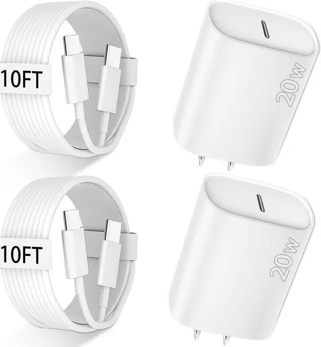 Main image of iPhone 15 Pro Max Charger Fast Charging, 10FT Long USB C Charger Cable Cord with 20W iPhone 15 Fast Charger Block Wall Charger for iPhone 15 Pro/15 Pro Max/15 Plus,iPad Pro 12.9/11 Inch,iPad Air 5