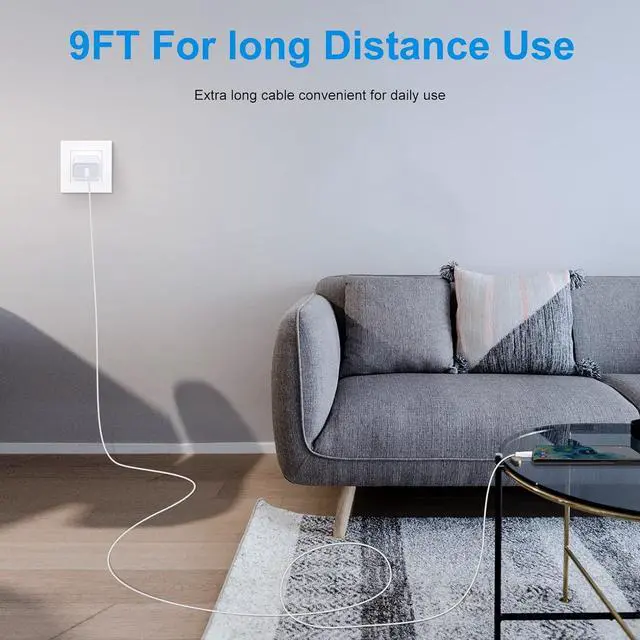 Alt view image 6 of 7 - C Charger Cable for Google Pixel 8 8a 7 7 Pro 7A 6 6 Pro 6A 5A 5 4A 3A 2 XL 2Pack Samsung Fast Charging Cord 9ft USB C to USB C Cable for Galaxy S24 S23 S22 Ultra S21 S20 S10 A13 A53 Z Fold Flip 5 4