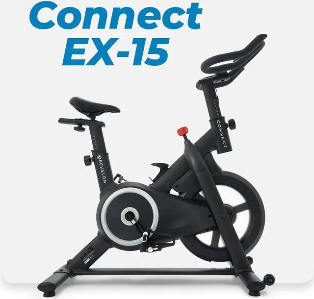 Alt view image 2 of 7 - Echelon Fitness - Exercise Bike - Smart Connect Workout Bike - Magnetic Resistance Mechanism - Stationary Bikes with Speed Monitor & Adjustable Seat - Indoor Bike - Bluetooth Connectivity -136 KG