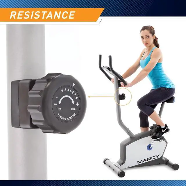 Alt view image 5 of 7 - Marcy Stationary Exercise Indoor Bicycle with 8 Magnetic Resistance Levels