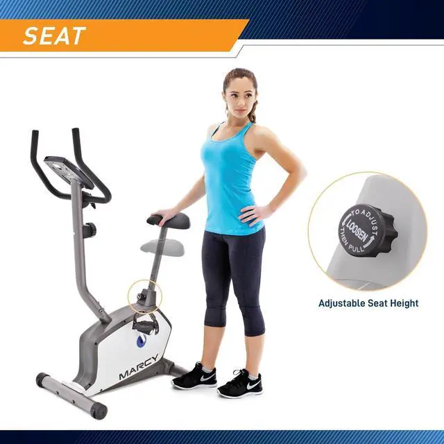 Alt view image 6 of 7 - Marcy Stationary Exercise Indoor Bicycle with 8 Magnetic Resistance Levels
