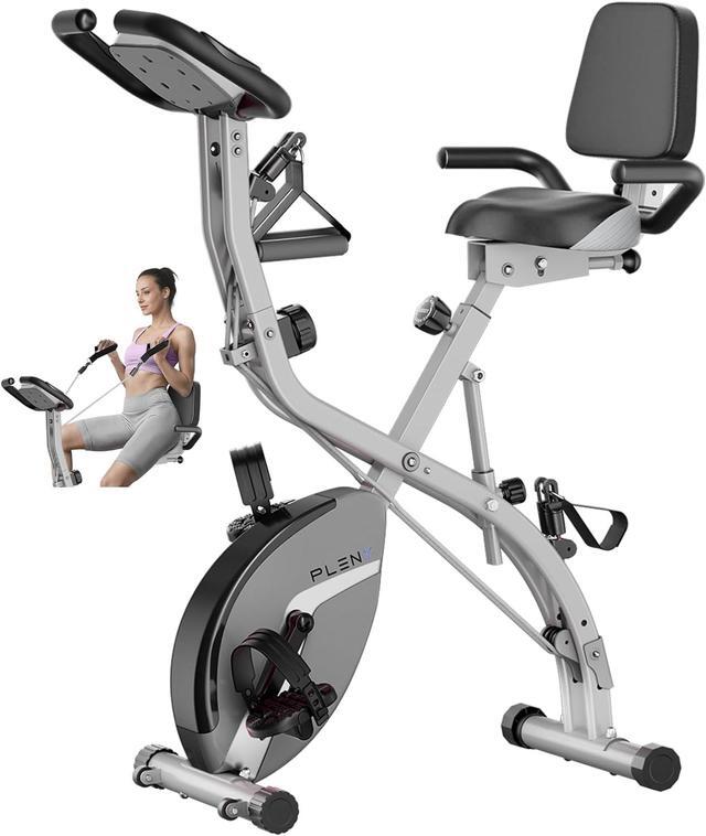 Folding Exercise Bike PLENY Exercise Bike, Folding Stationary Bike